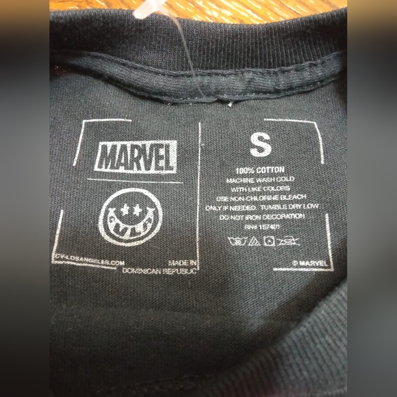 Marvel Spiderman Red Goblin T-shirt Graphic T-shirt Round Neck Short Sleeve Sz S - Picture 5 of 6